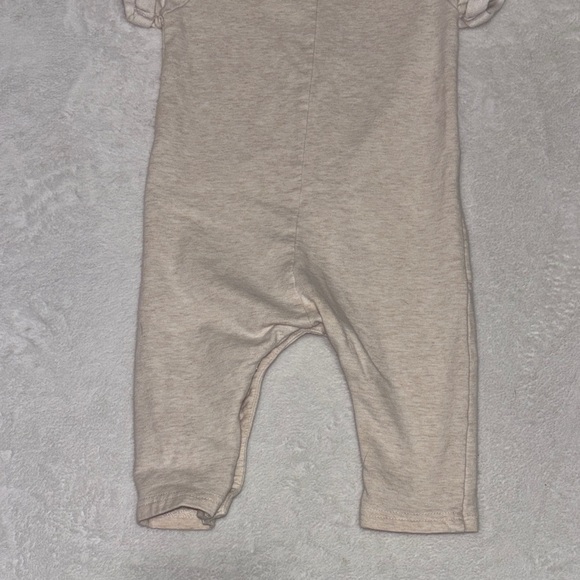 Smash + Tess cream tan Baby Romper with Snap Closures - Picture 9 of 9